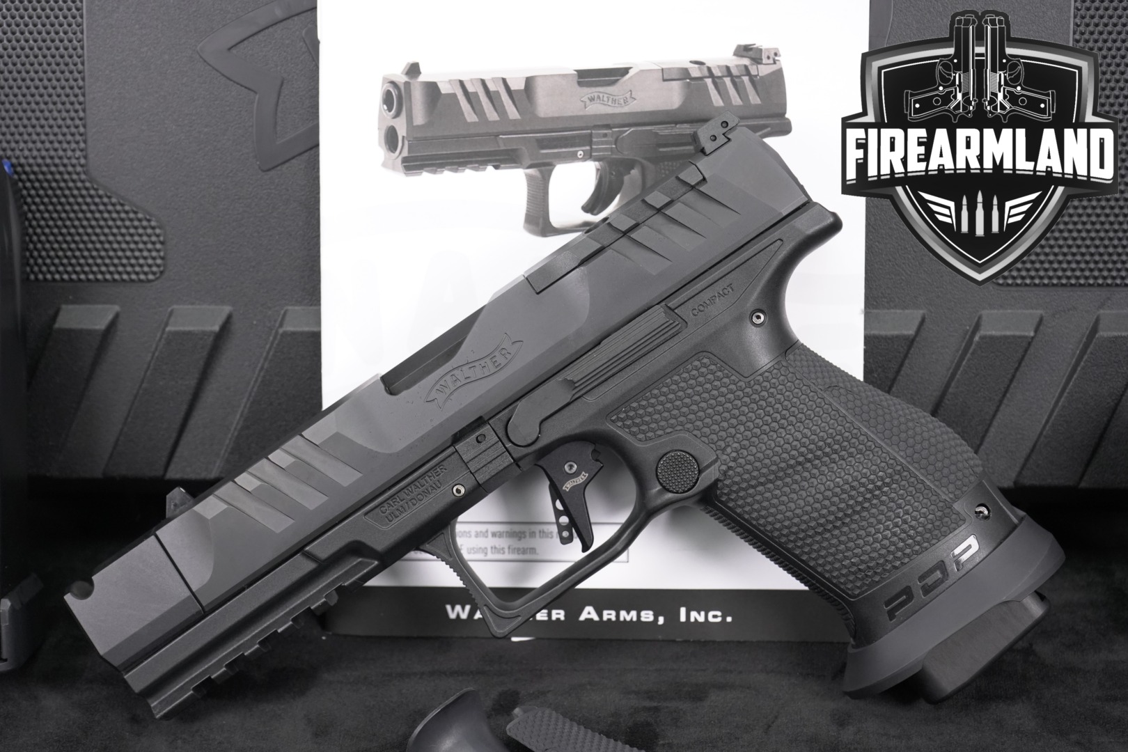 Walther PDP Pro-X PMM Compact 9mm Luger Black in Excellent Condition Thumbnail