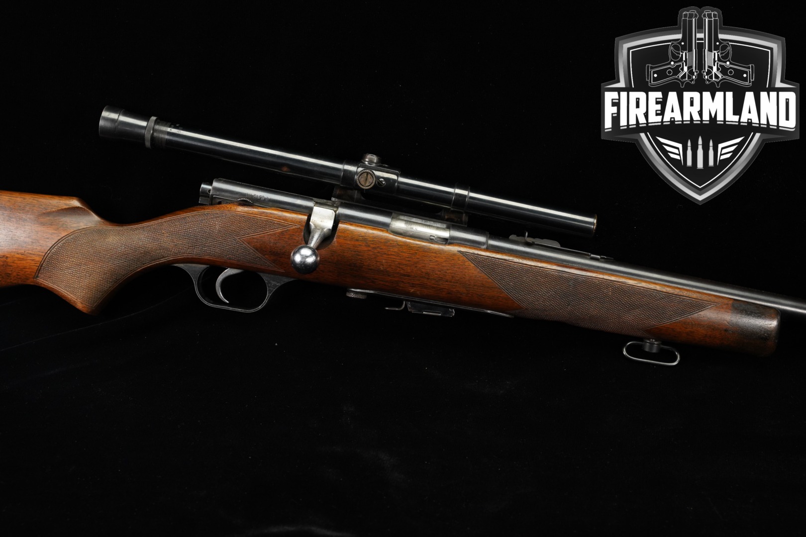 Stevens Arms Model 56C Buckhorn .22 LR Blued & Hardwood in Good Condition Thumbnail