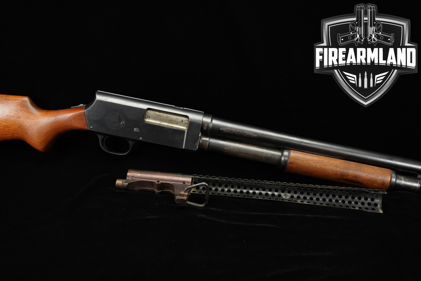 1942-1943 Stevens Arms Mod. 520-30 U.S. Trench Gun 12 Gauge Blued & Walnut in Fair Condition Thumbnail