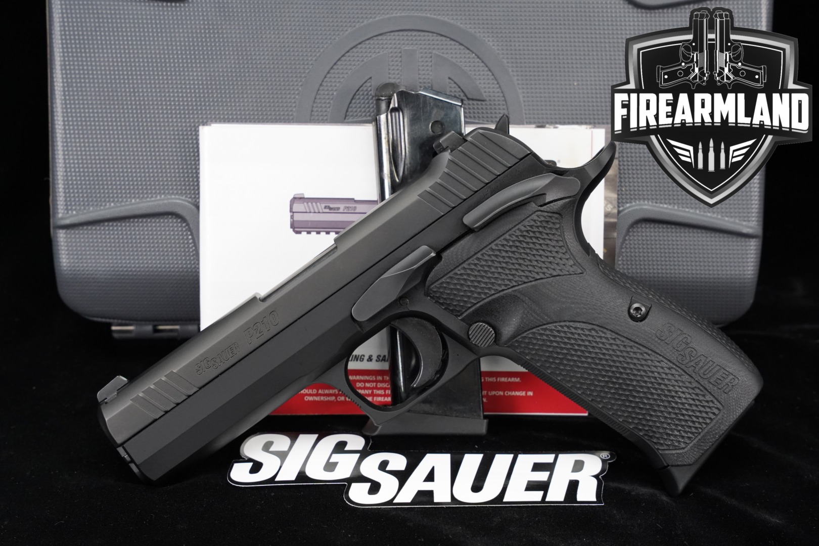 Sig Sauer P210 Carry 9mm Luger Black in Excellent Condition Thumbnail