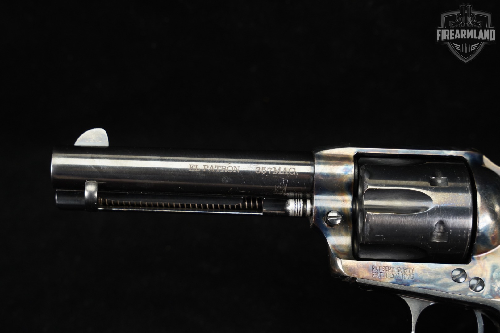 A Uberti 1873 Single-Action Cattleman El Patron 357 Magnum 4.6" +HOLSTER-img-12
