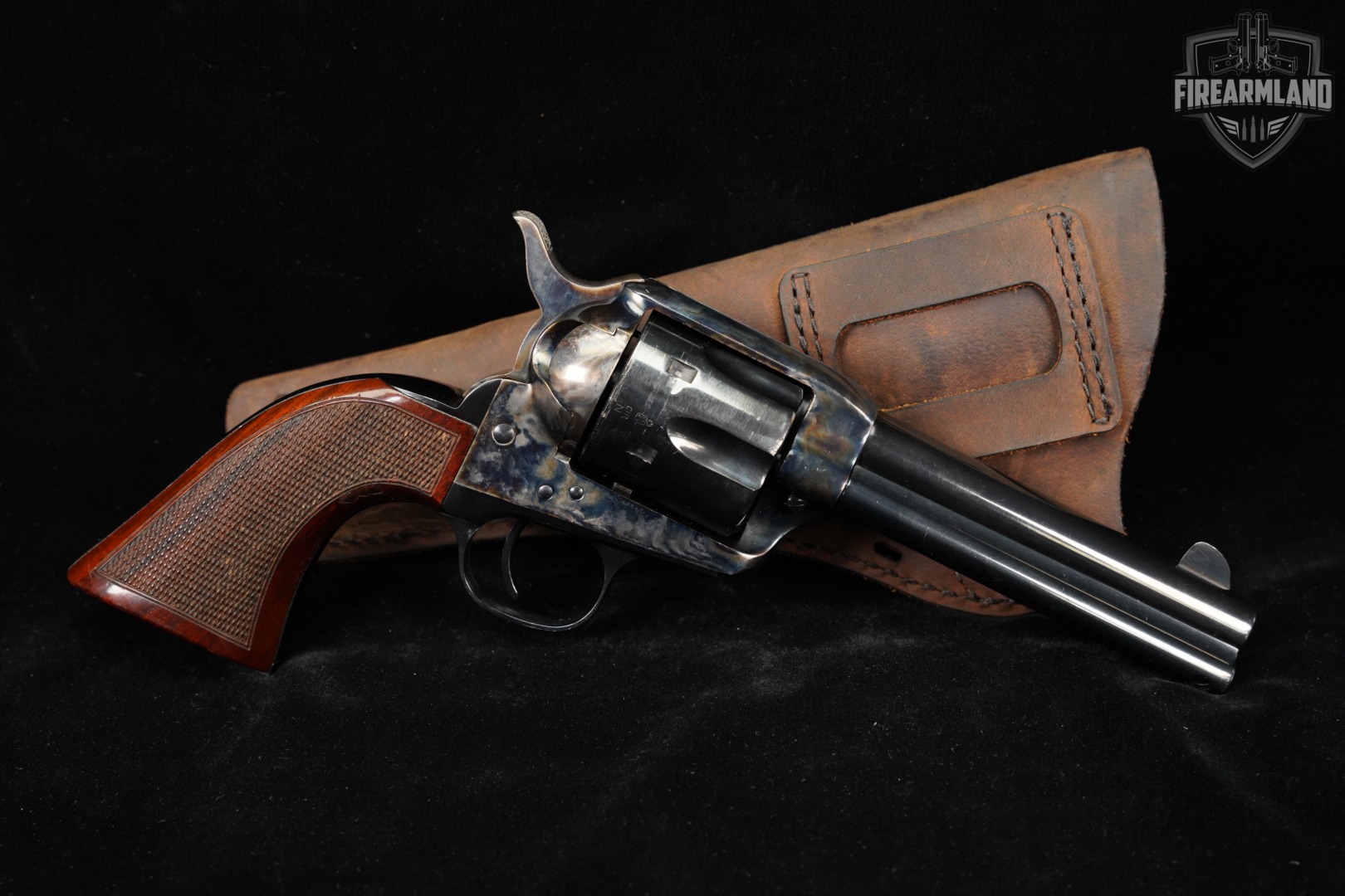A Uberti 1873 Single-Action Cattleman El Patron 357 Magnum 4.6" +HOLSTER-img-2