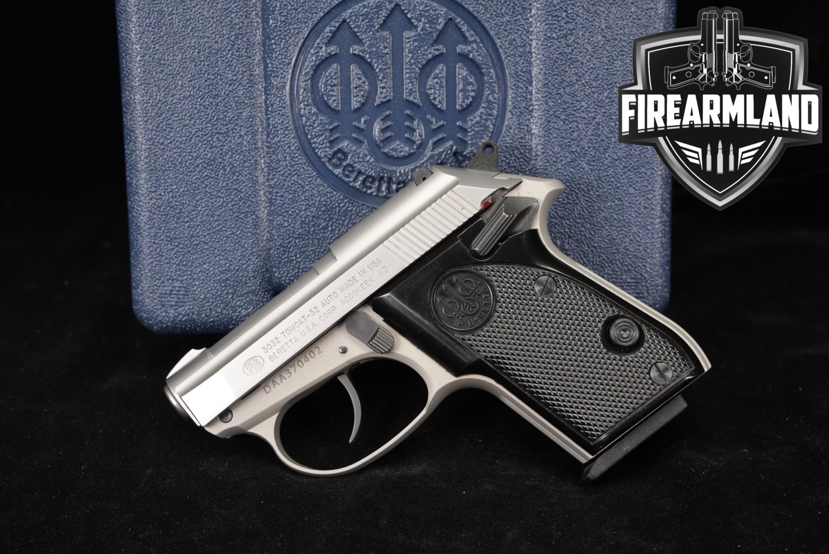 Beretta 3032 Tomcat Inox .32 ACP Stainless in Good Condition Thumbnail