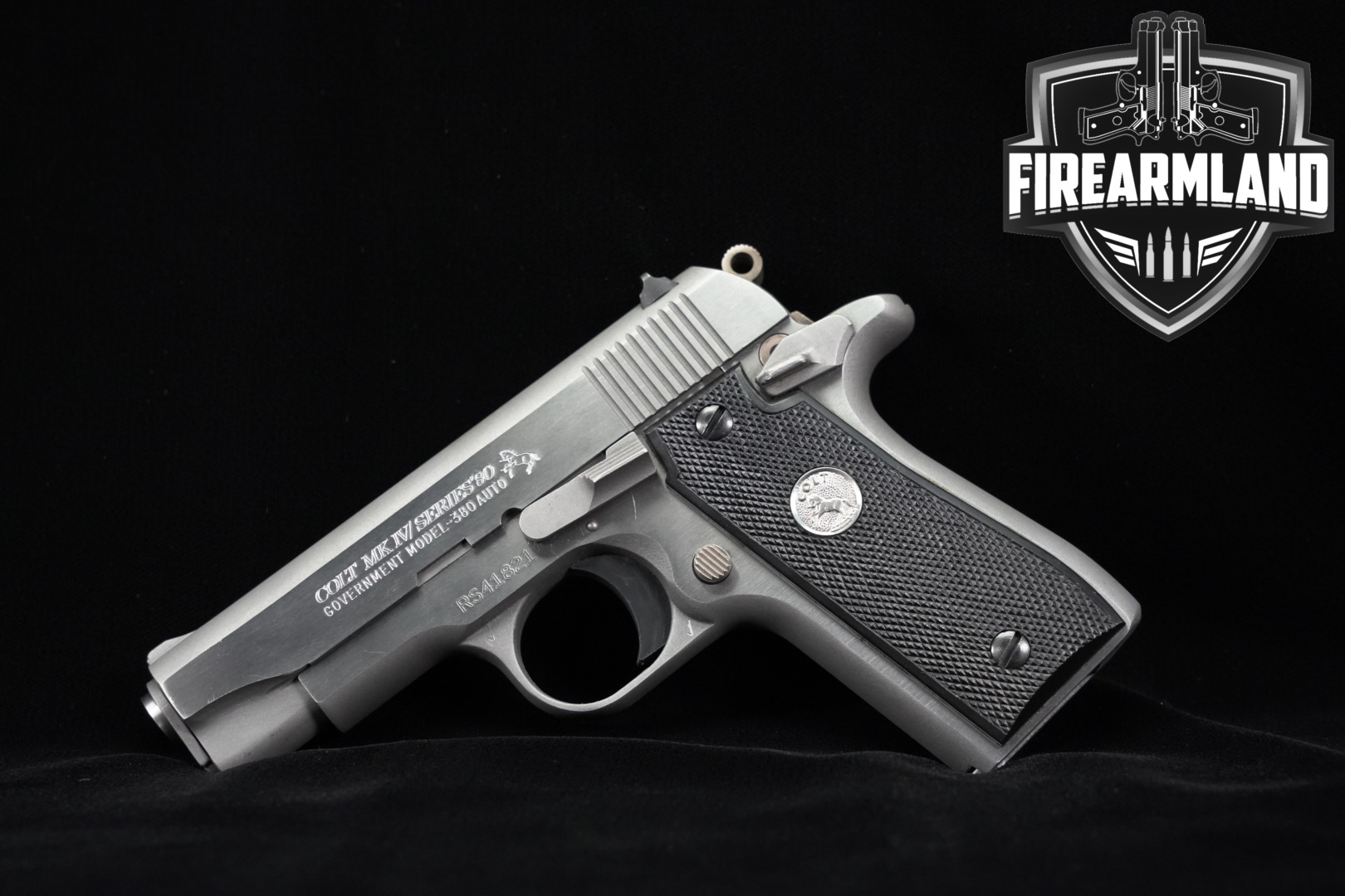1995 Colt Government Model .380 Mk IV/Series 80 .380 ACP Stainless in Very Good Condition Thumbnail