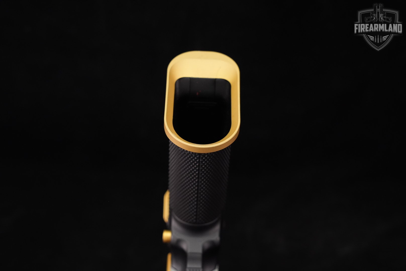 DESIRED Watchtower Defense Demolitia 9mm 1911 2011 GOLD BARREL +ORIG CASE-img-9