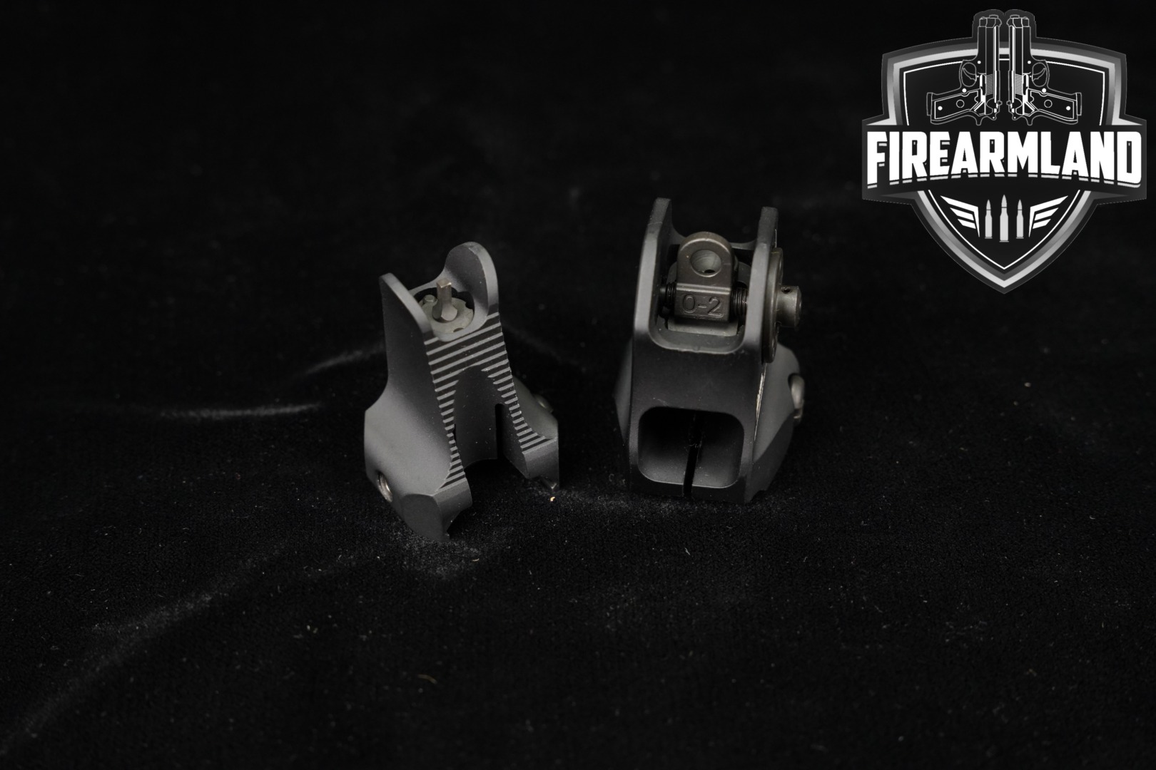 Daniel Defense Rock & Lock Fixed Iron Sights Front & Rear in Very Good Condition Thumbnail