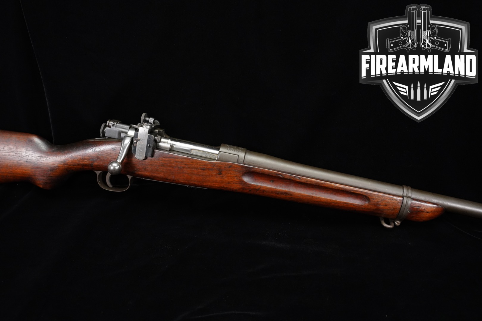 1925-1933 Springfield Armory Model 1922 M2 .22 LR Parkerized & Walnut in Very Good Condition Thumbnail