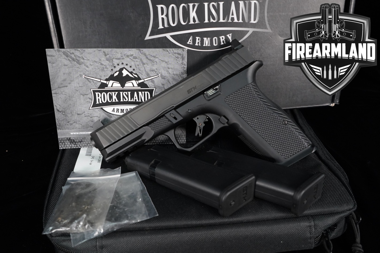 Rock Island Armory (RIA) STK100 Ultra 9mm Luger Black in Good Condition Thumbnail