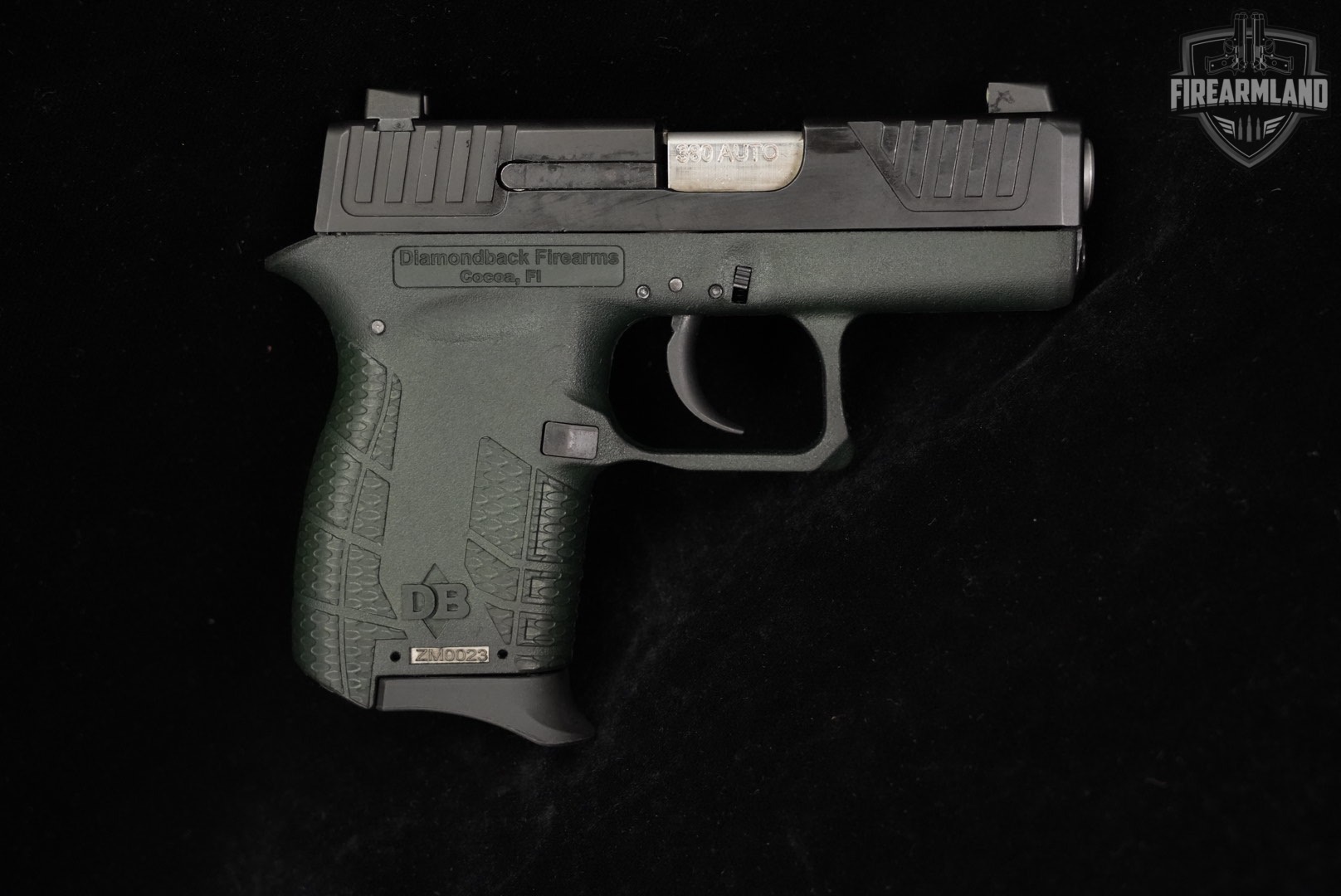 Diamondback DB380 380 ACP 2.8 Two-Tone OD Green DB +2 MAGS-img-4