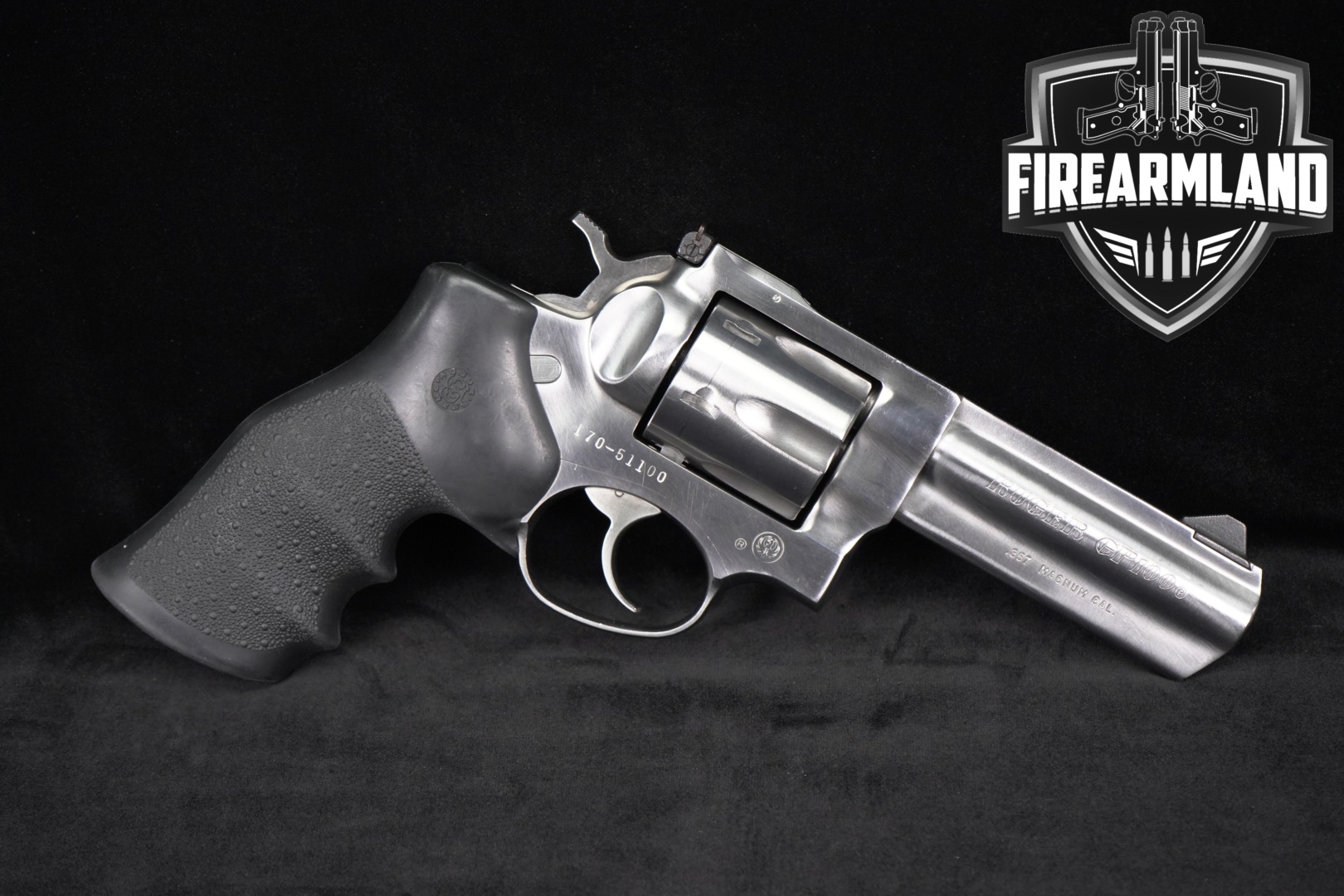 1987 Sturm Ruger GP100 .357 Mag. Brushed Stainless in Good Condition Thumbnail