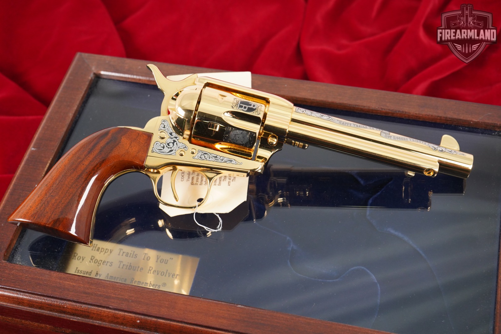 LIMITED 150 Of 250 A Uberti Mod 1873 Happy Trails To You ROY ROGERS +CASE-img-2