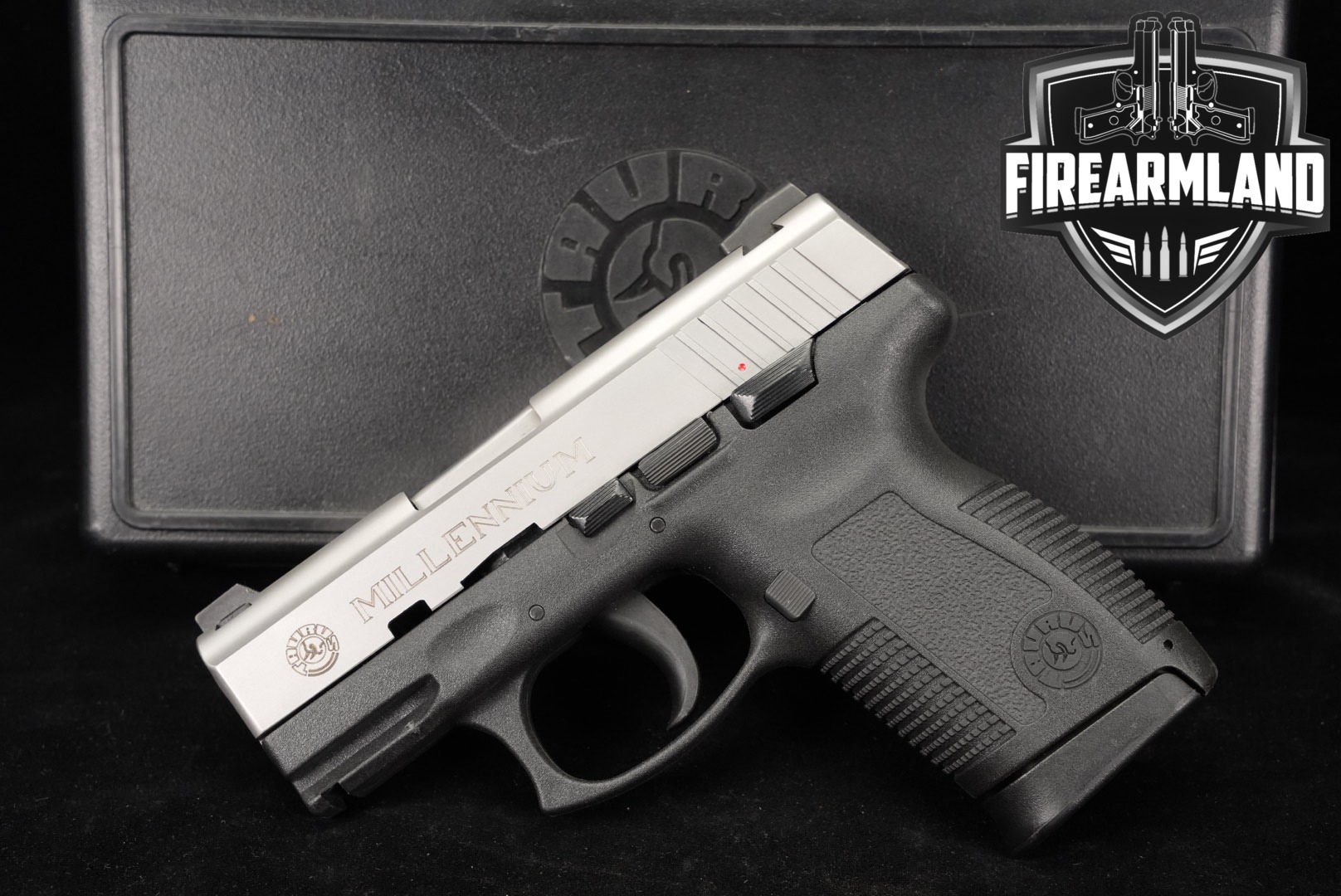 Taurus PT 145 Millennium Pro .45 ACP Two-Tone Stainless in Good Condition Thumbnail