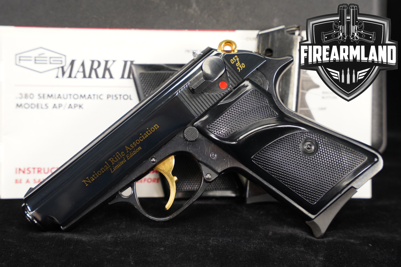 Walther PPK/S National Rifle Association (NRA) Limited Edition, Numbered 052 of 350 .380 ACP Blued in Very Good Condition Thumbnail