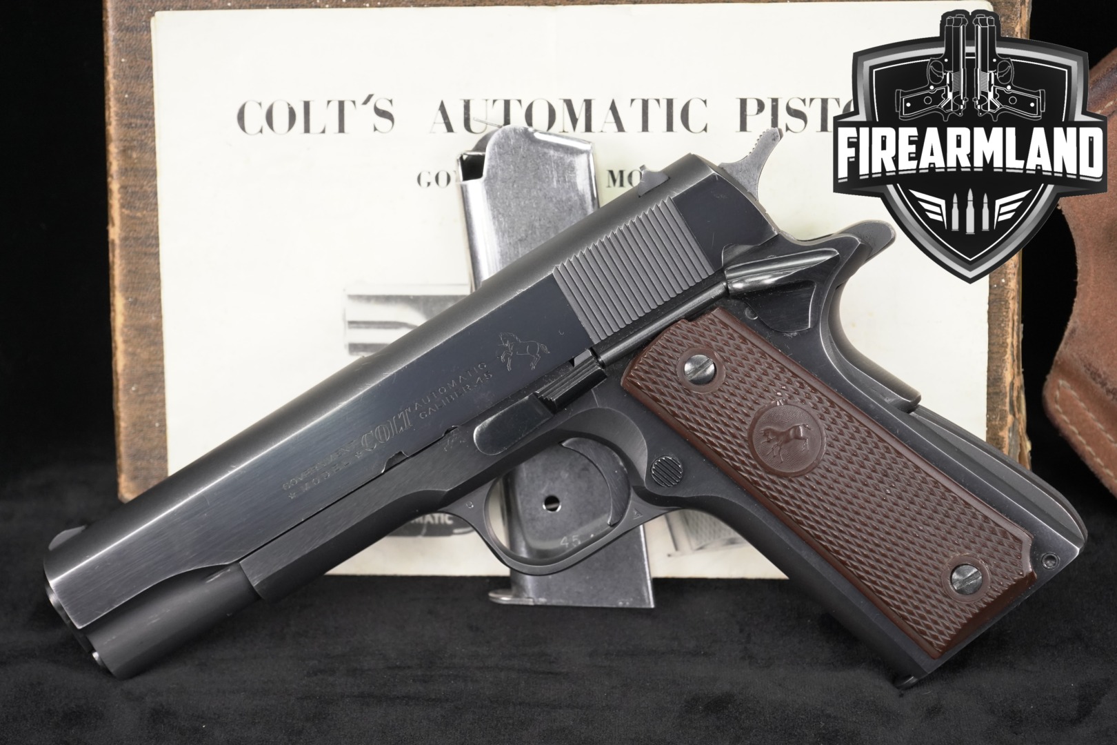 1966 Colt Government Model Pre-Series 70 .45 ACP Blued in Good Condition Thumbnail