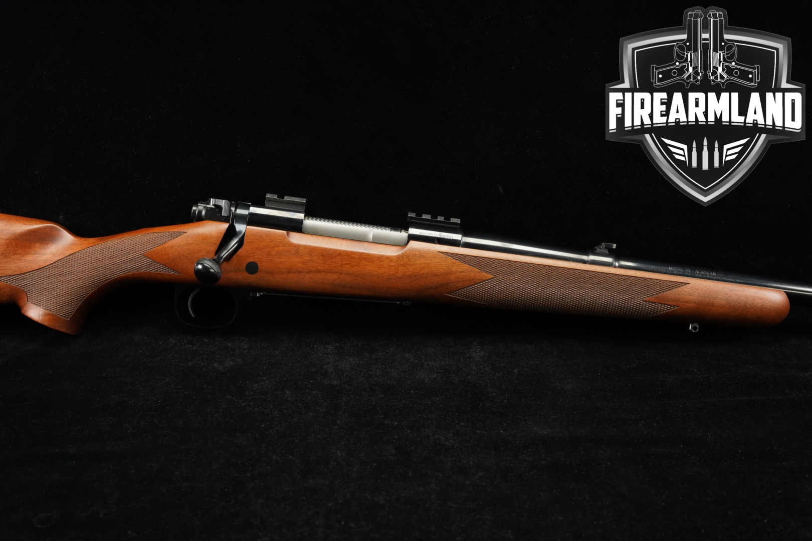Winchester Repeating Arms Model 70 Alaskan .30-06 Blued & Walnut in Excellent Condition Thumbnail
