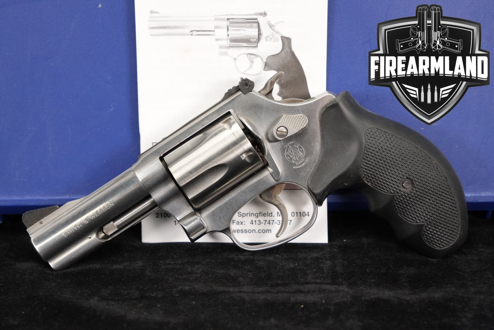 Smith & Wesson Model 60-10 S&W 357 Magnum 3" Brushed Stainless DA/SA-img-0