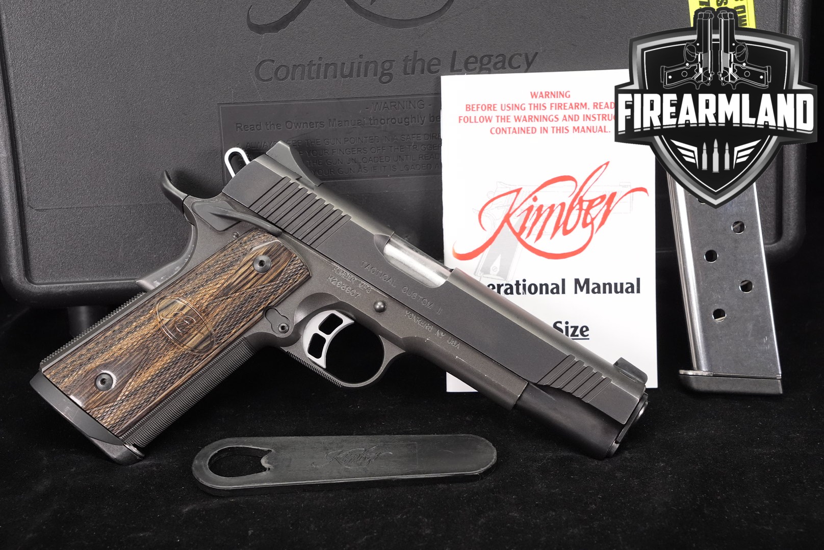 Kimber Tactical Custom Series II 45 ACP 1911 5" +2 MAGS & ORIG CASE-img-0