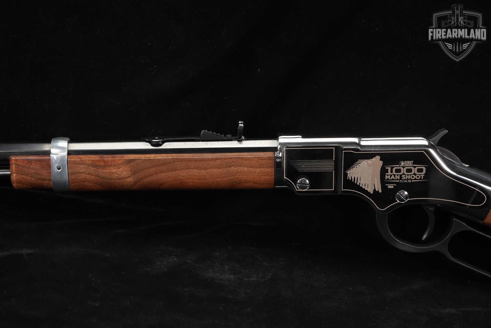 LIMITED 16 Of 1000 Henry Golden Boy Silver NRA 22LR 20" OCTAGON +ORIG CASE-img-10
