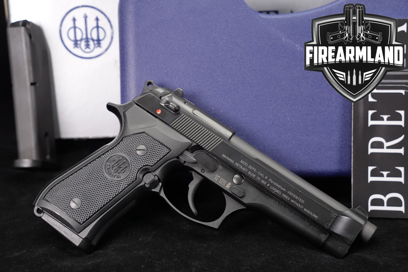 Beretta 92FS 9mm 4.9" 92 FS +2 MAGS & ORIG BOX-img-0