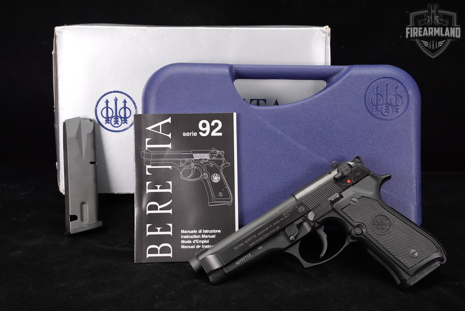 Beretta 92FS 9mm 4.9" 92 FS +2 MAGS & ORIG BOX-img-2