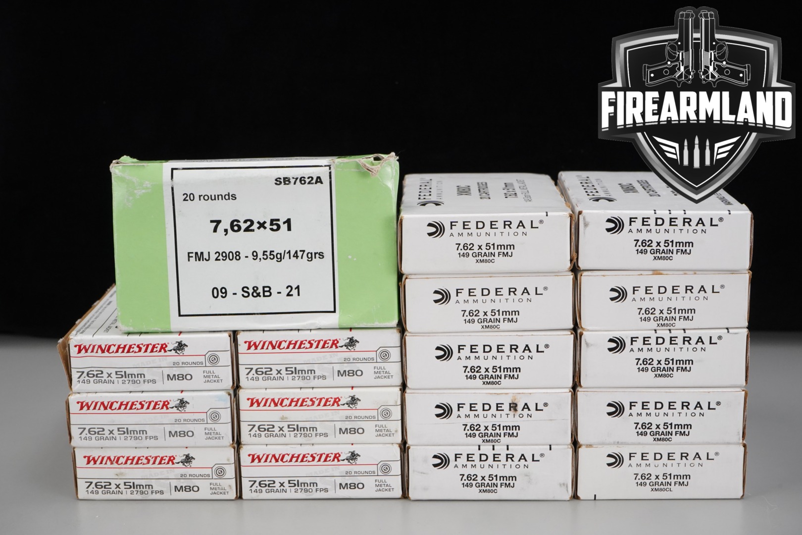 Multiple Manufacturers 7.62x51mm Ammo 7.62mm NATO (7.62x51) in New - Old Stock Condition Thumbnail