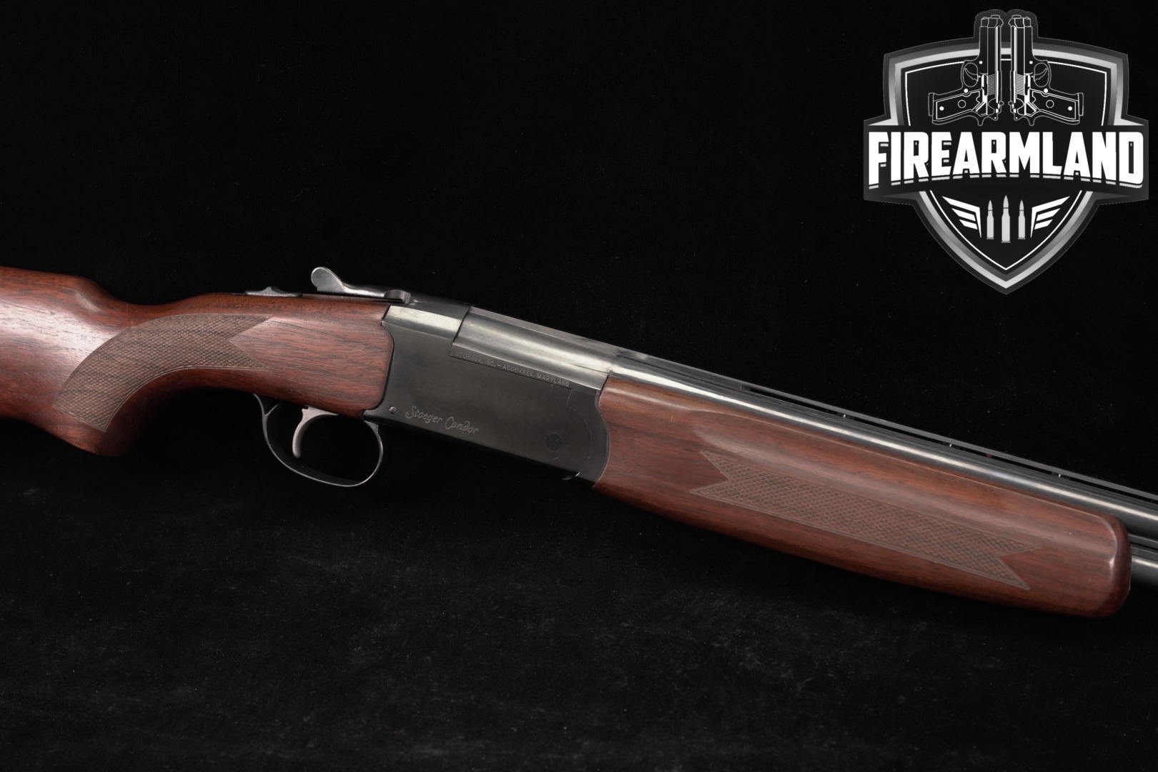 E R Amantino Condor I 410 Bore ER 22" Blued & Hardwood 3" Stoeger O/U-img-0