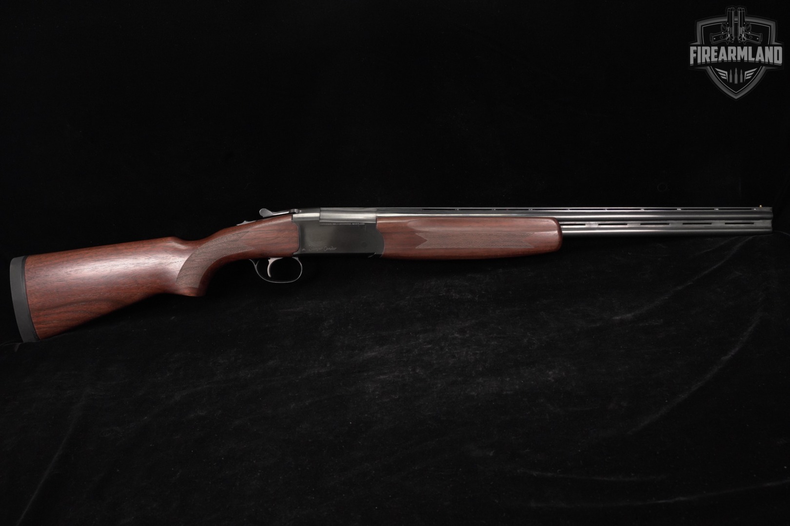 E R Amantino Condor I 410 Bore ER 22" Blued & Hardwood 3" Stoeger O/U-img-3