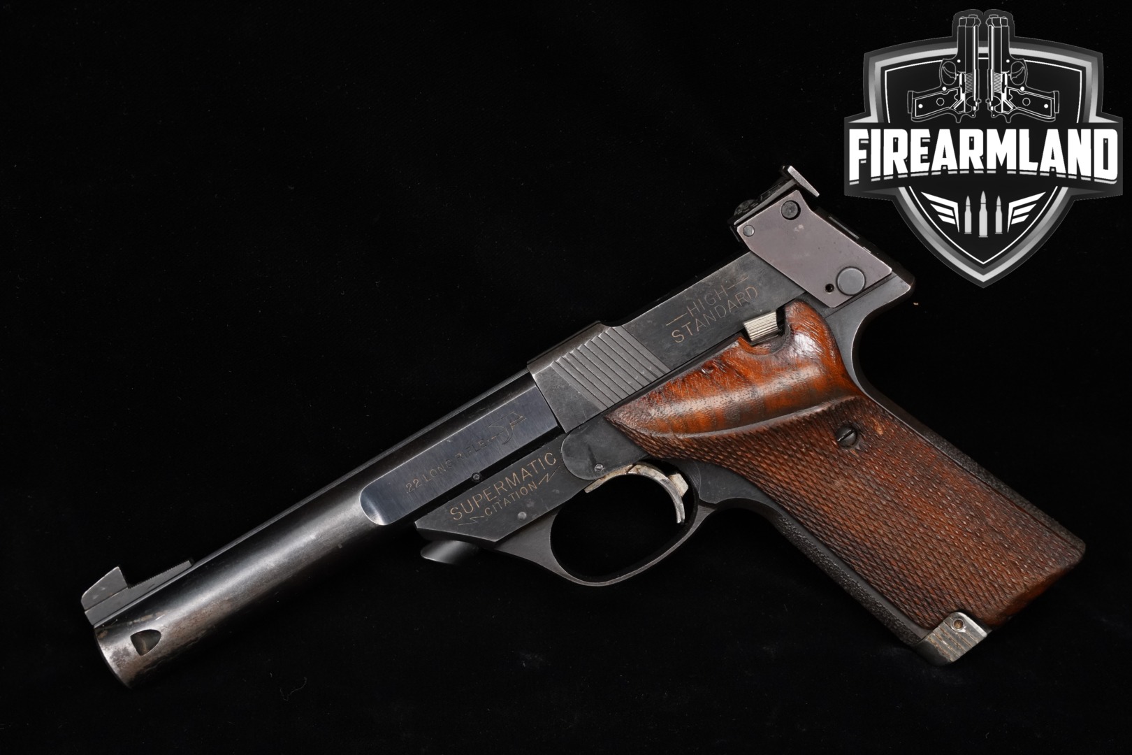 High Standard Supermatic Citation Military .22 LR Blued in Fair Condition Thumbnail