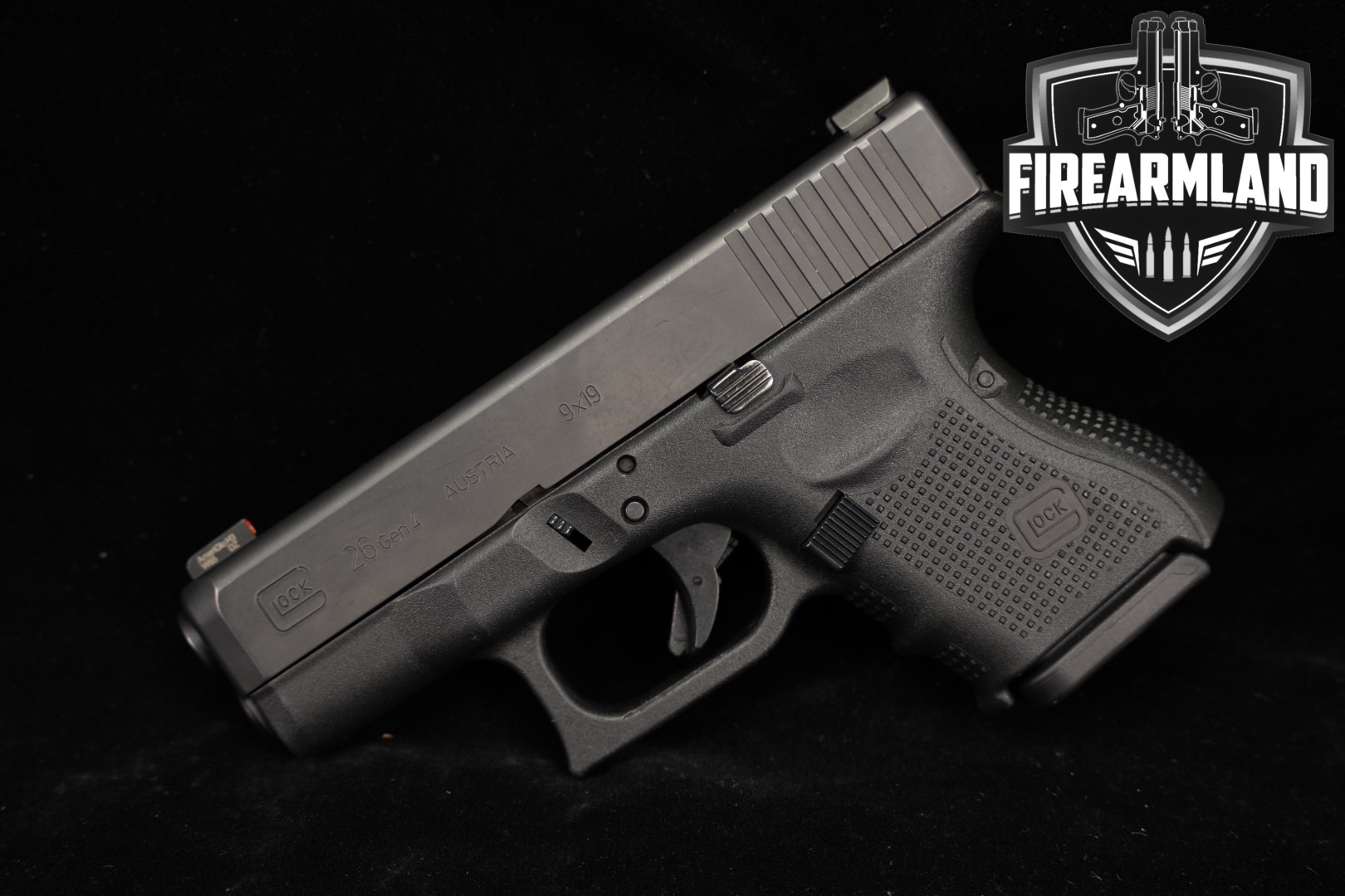 Glock G26 Gen4 9mm Luger Black in Very Good Condition Thumbnail