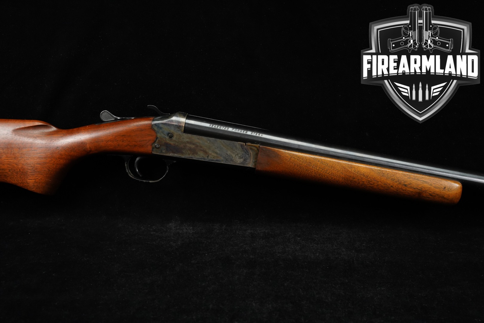 Stevens Arms Model 94C 12 Gauge Color Case Hardened & Hardwood in Very Good Condition Thumbnail