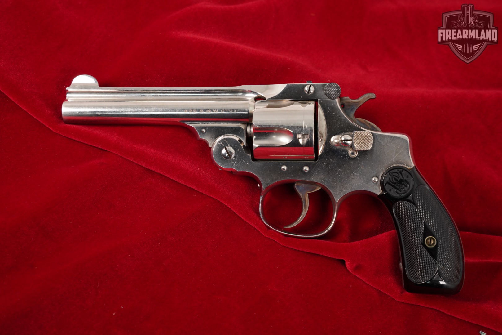 1881-1882 Smith & Wesson 38 Double Action Second Model S&W 38S&W 4" Nickel-img-2