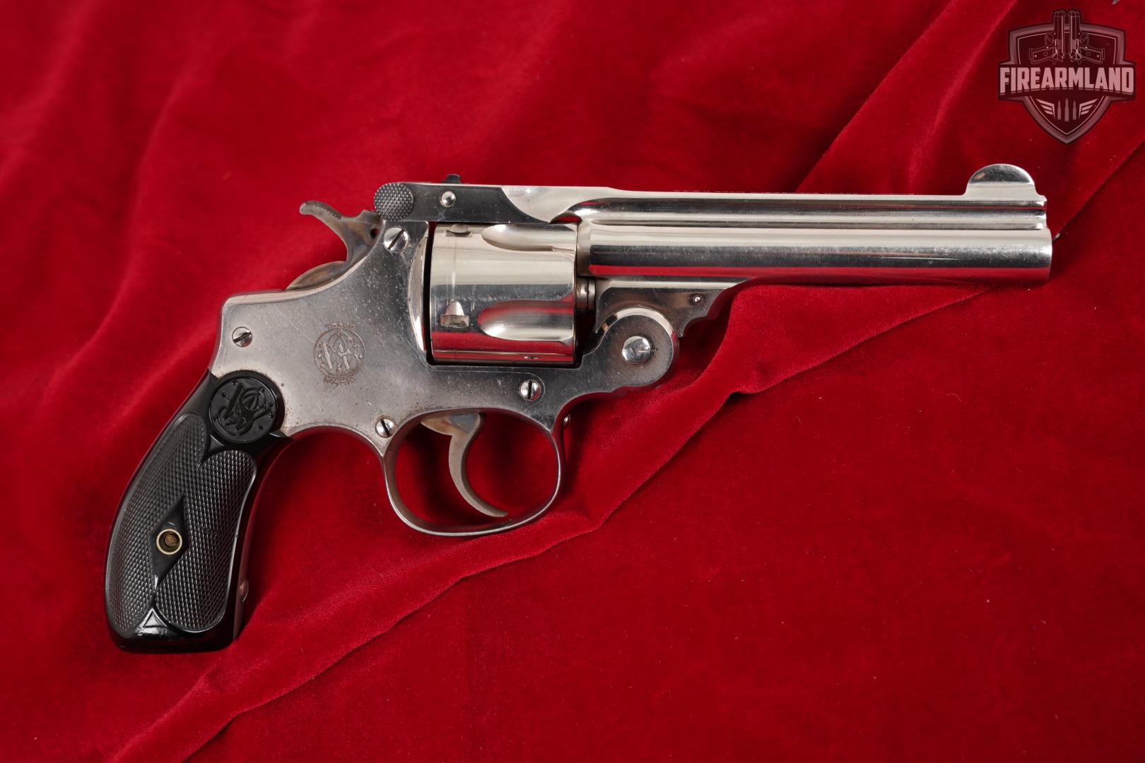 1881-1882 Smith & Wesson 38 Double Action Second Model S&W 38S&W 4" Nickel-img-4