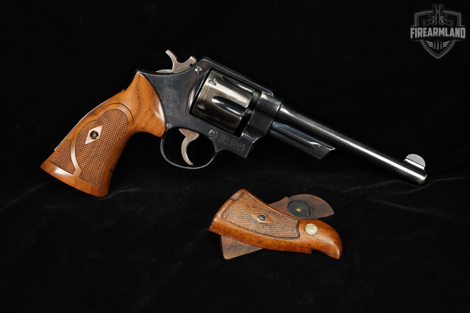 1955 Smith & Wesson 38/44 Heavy Duty Pre-Model 20 S&W 38 Special 6" 44-img-2