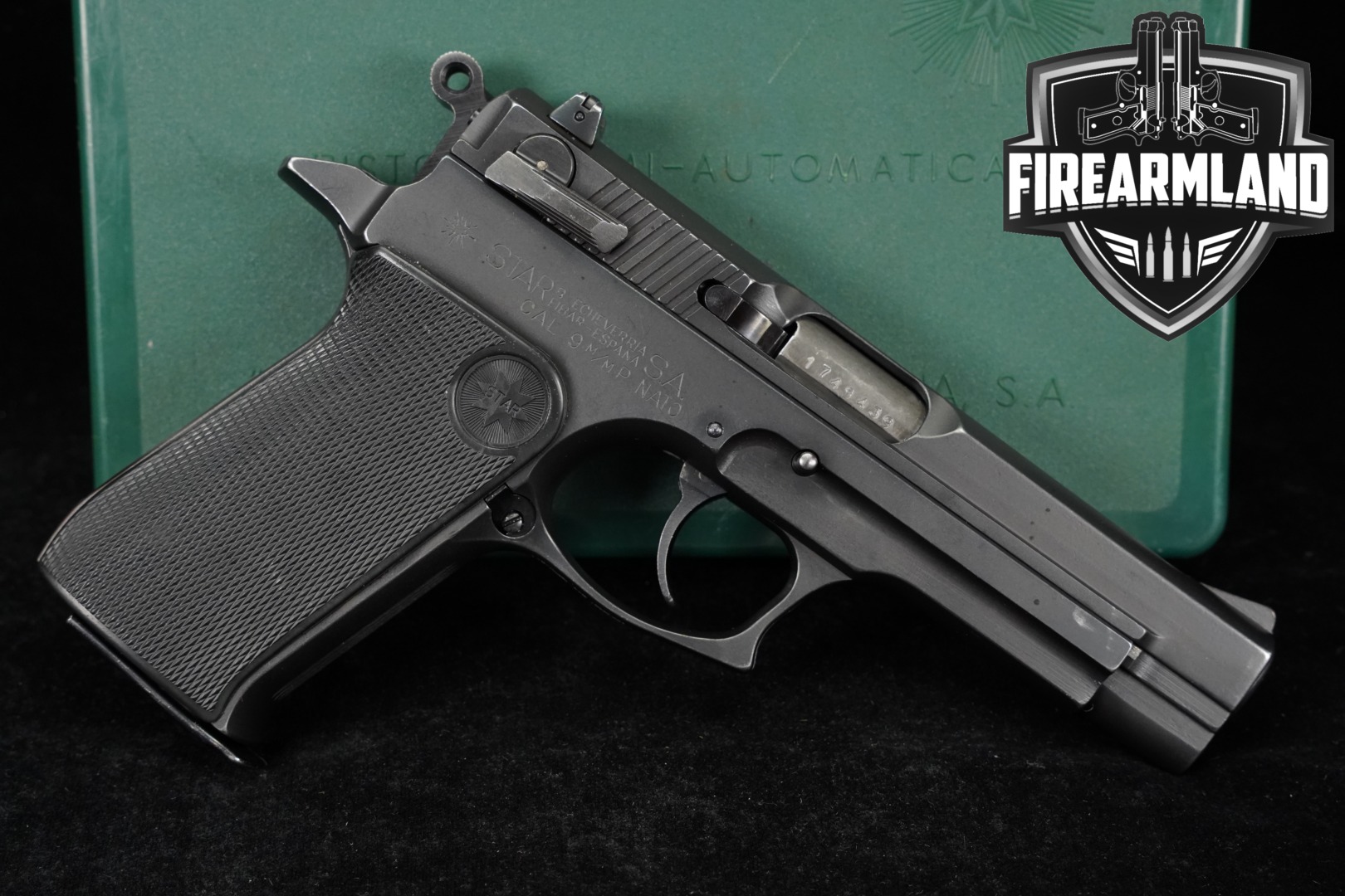 Star Model 30M 9mm Luger Blued in Very Good Condition Thumbnail