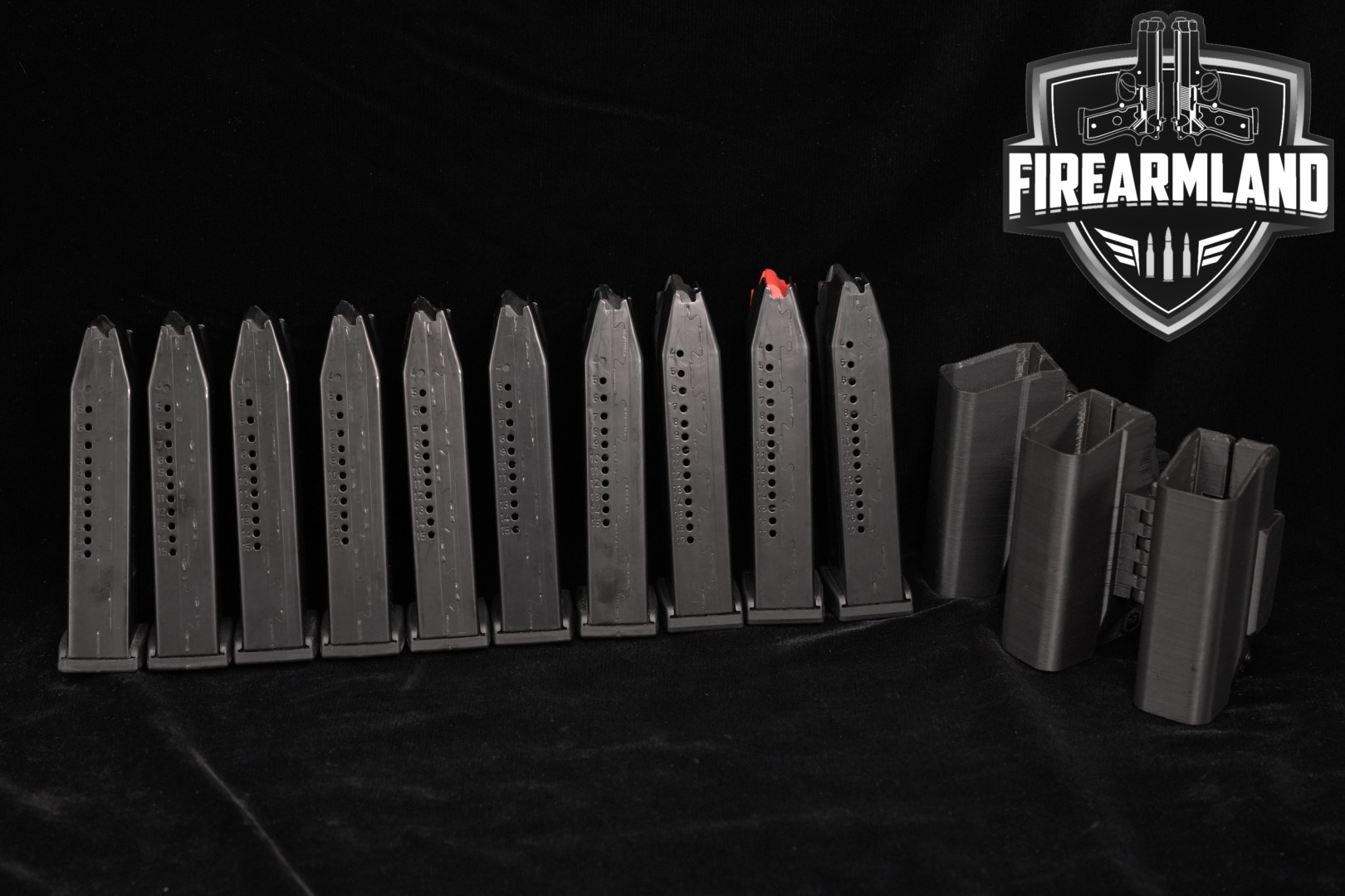 Heckler & Koch (H&K, HK) TEN (10) VP9/P30 9mm Magazines Various Capacities 9mm Luger in Very Good Condition Thumbnail