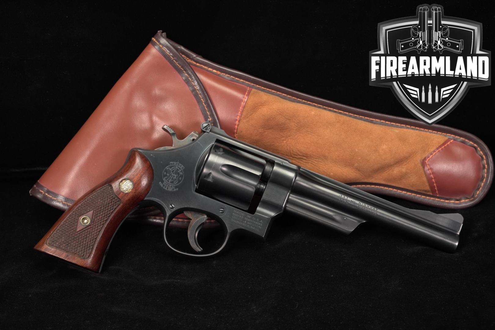 1962-1963 Smith & Wesson (S&W) Model 28-2 Highway Patrolman .357 Mag. Blued in Excellent Condition Thumbnail