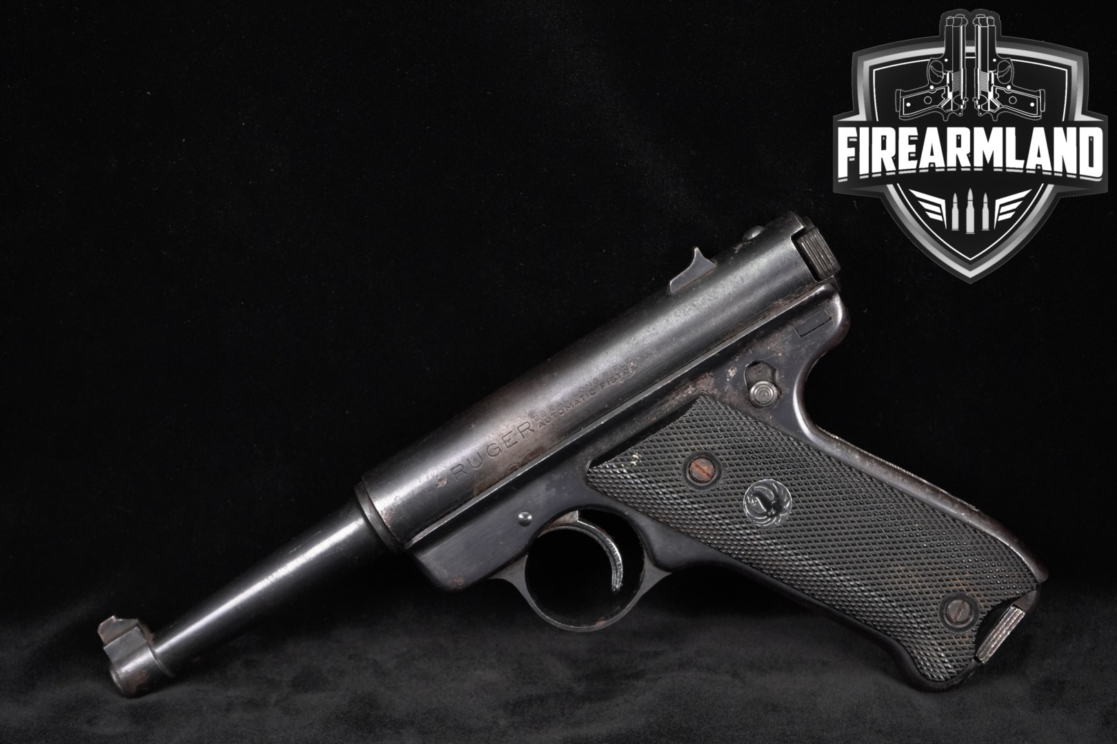 1970 Sturm Ruger Standard Model Mark I .22 LR Blued in Fair Condition Thumbnail