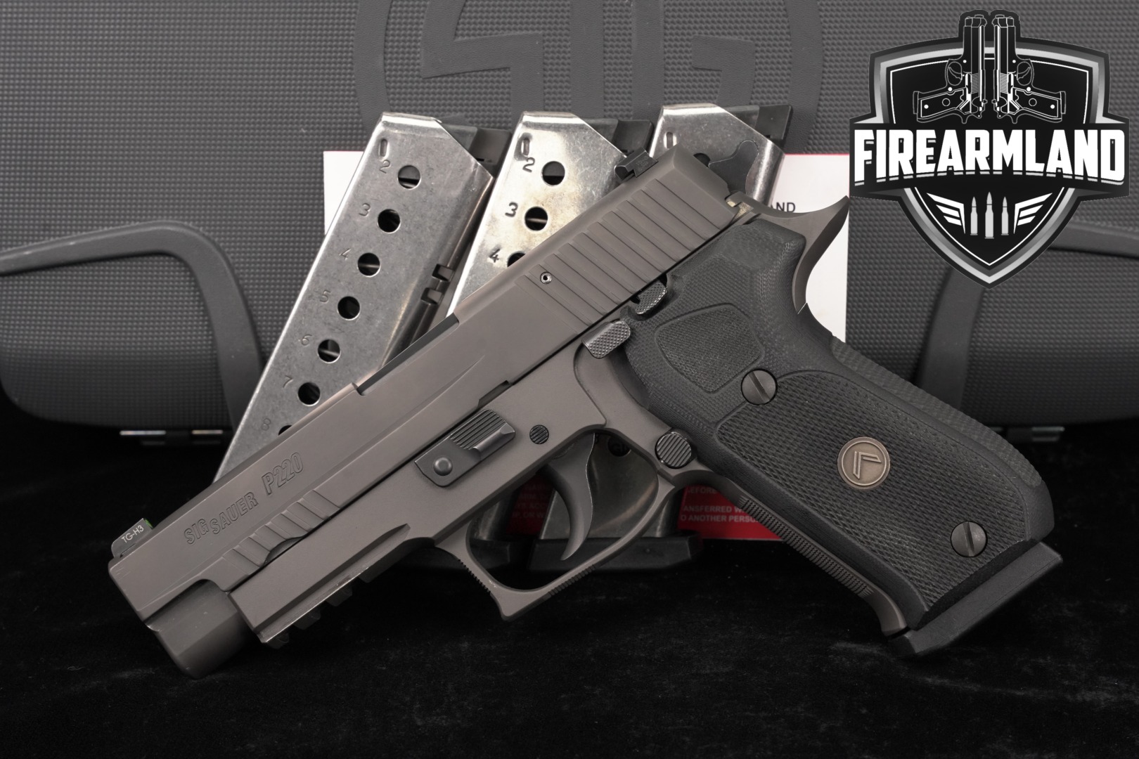 Sig Sauer P220 Legion 45 ACP 4.4" P-220 +4 MAGS & ORIG CASE-img-0