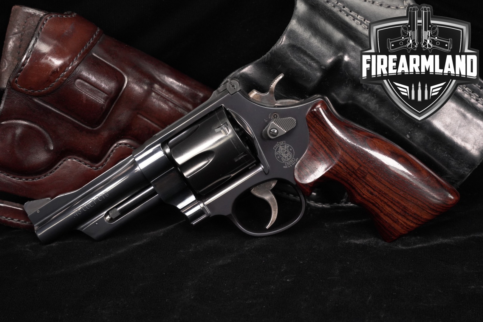 Smith & Wesson (S&W) Model 25-13 Mountain Gun .45 Colt Blued in Very Good Condition Thumbnail