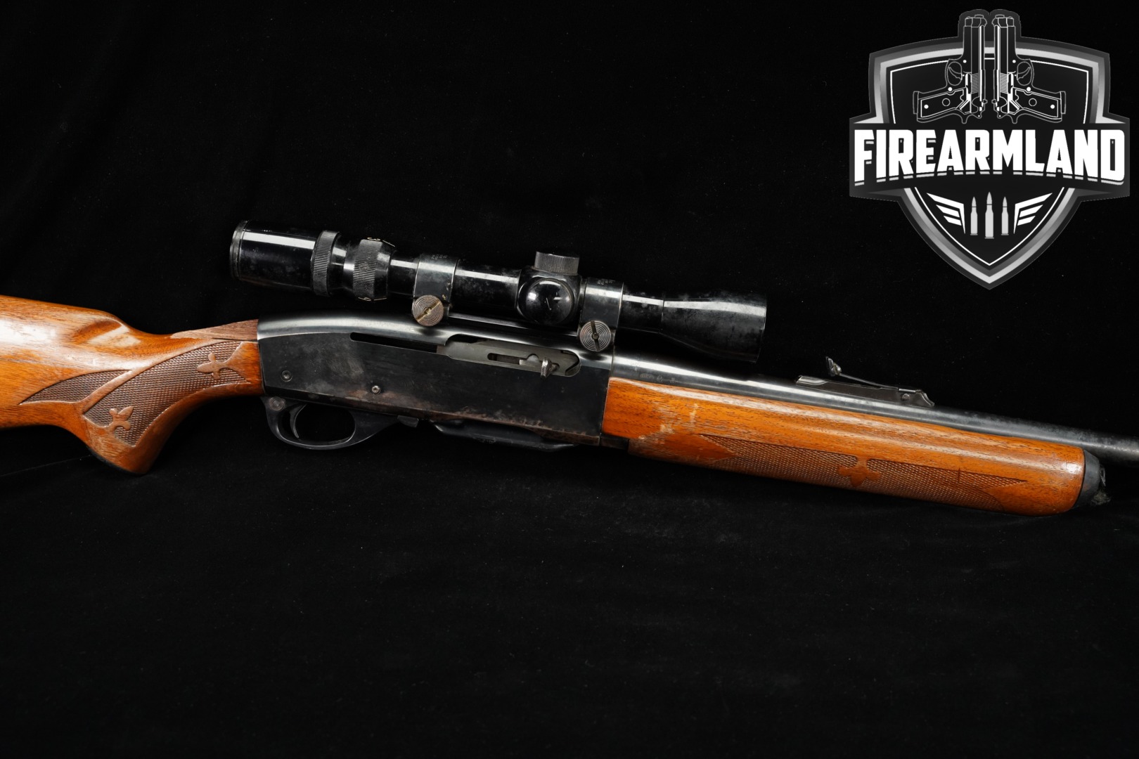 Remington Woodsmaster Model 742 30-06 22" Walnut M742 +BUSHNELL SCOPE-img-0