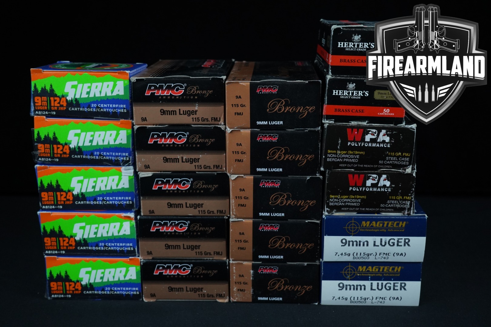 Multiple Manufacturers 9mm ammo 9mm Luger in New - Old Stock Condition Thumbnail