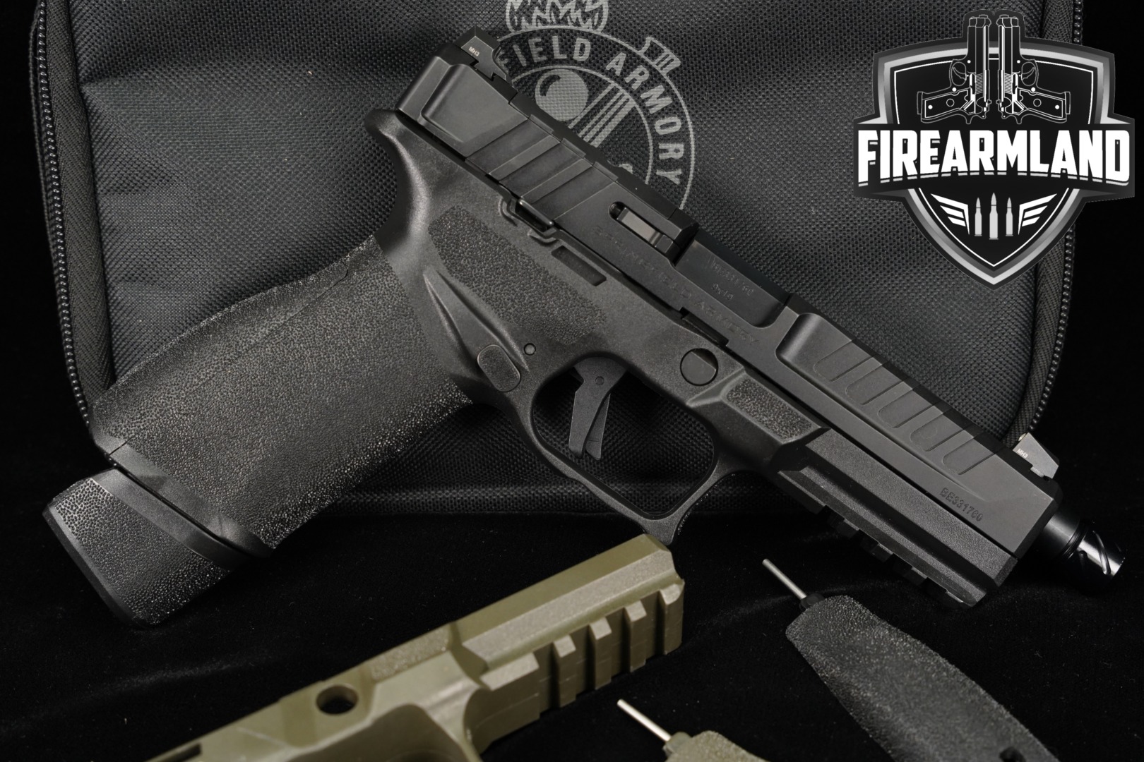 Springfield Armory Echelon 4.5F Threaded 9mm Luger Black in Excellent Condition Thumbnail