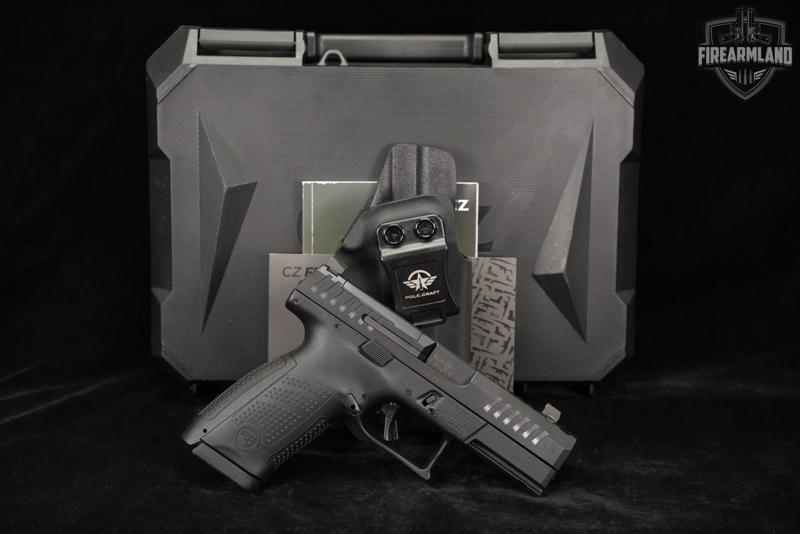 CZ P-10 C Ported 9mm Optics-Ready 4" P10C P10 +ORIG CASE & HOLSTER-img-2
