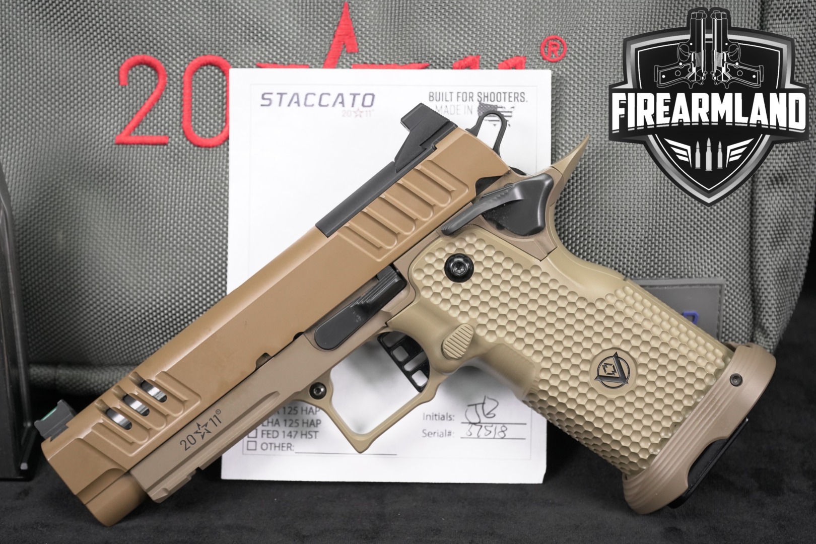 Staccato (STI) P 9mm Luger FDE in Excellent Condition Thumbnail