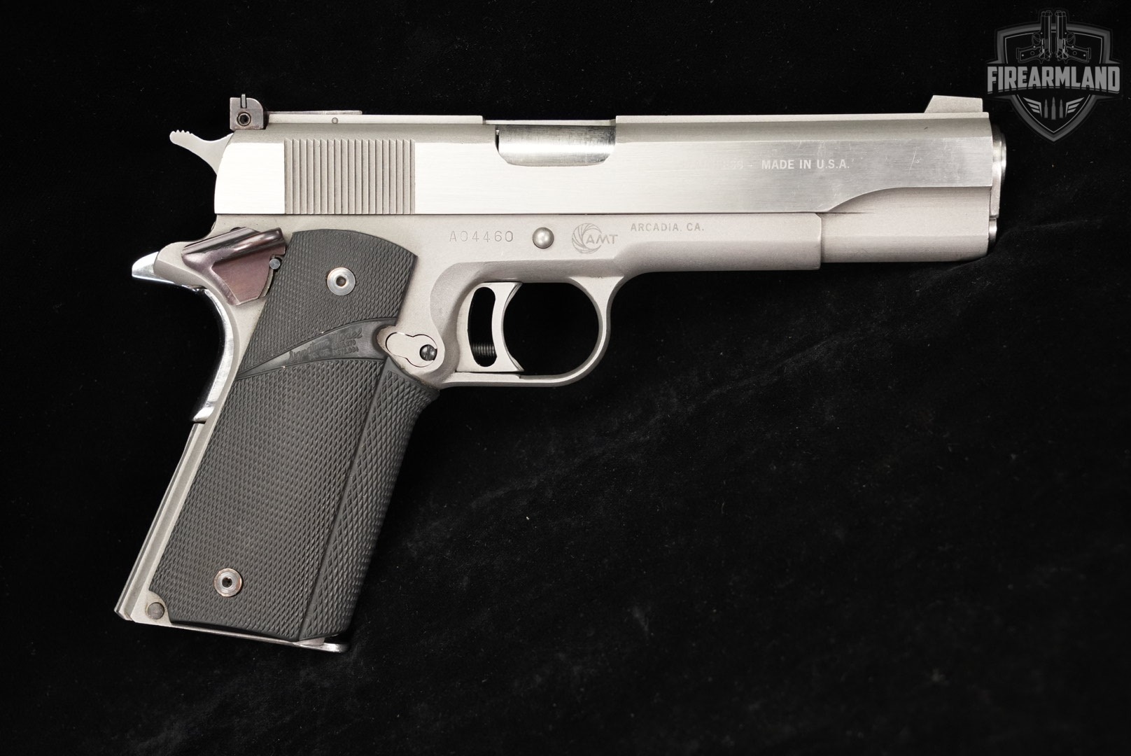 AMT Hardballer 45 ACP 1911 5" Stainless-img-4