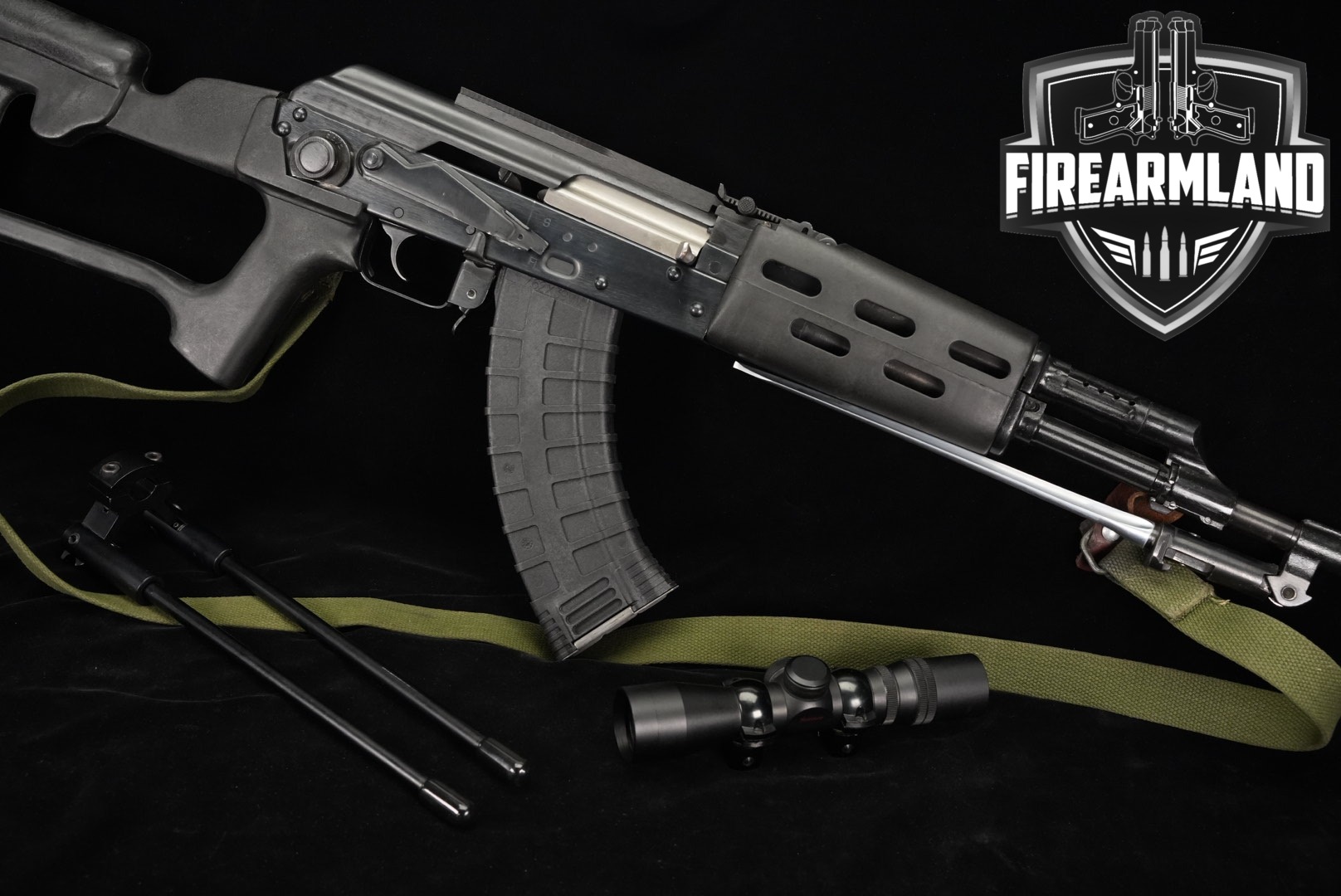 1984-1989 Norinco AK47S Type 56S Spiker, F.T.C. Woodland Hills, CA Import, Pre-Ban 7.62x39 Blued & Synthetic in Fair Condition Thumbnail