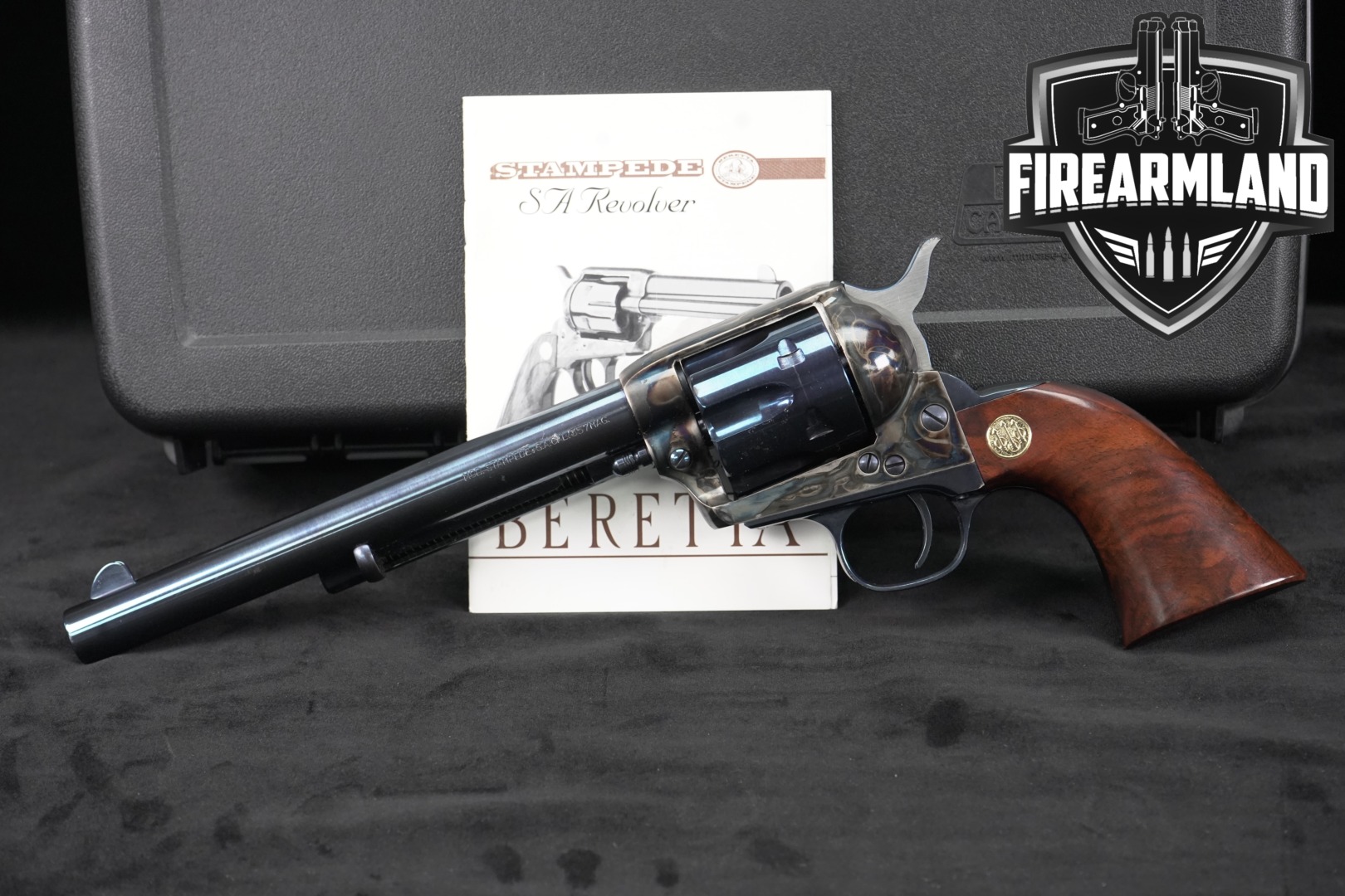 Beretta Stampede .357 Mag. Color Case Hardened & Blued in Very Good Condition Thumbnail