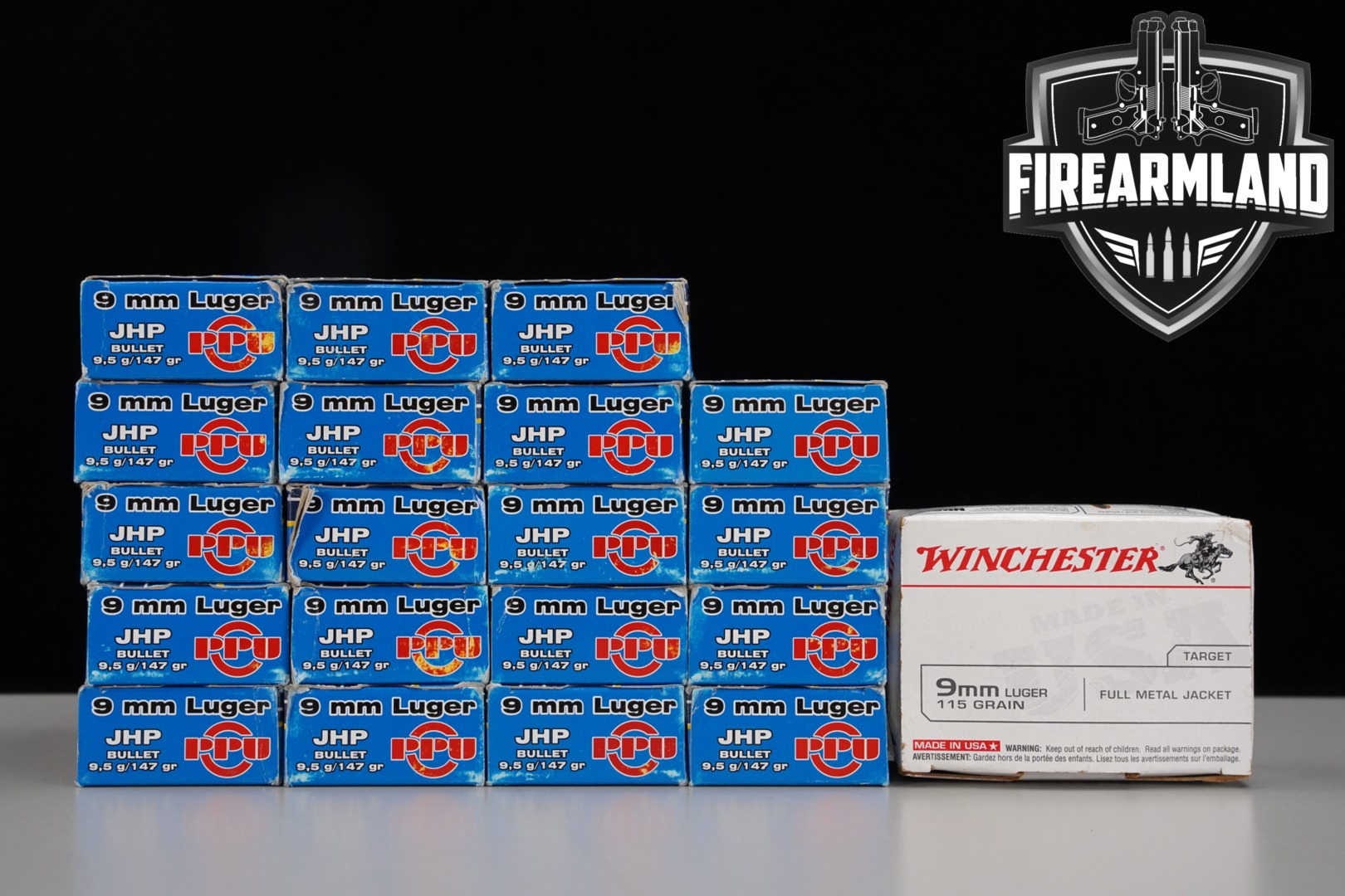 Multiple Manufacturers 9mm Luger 9mm Luger (9x19 Para) in New - Old Stock Condition Thumbnail