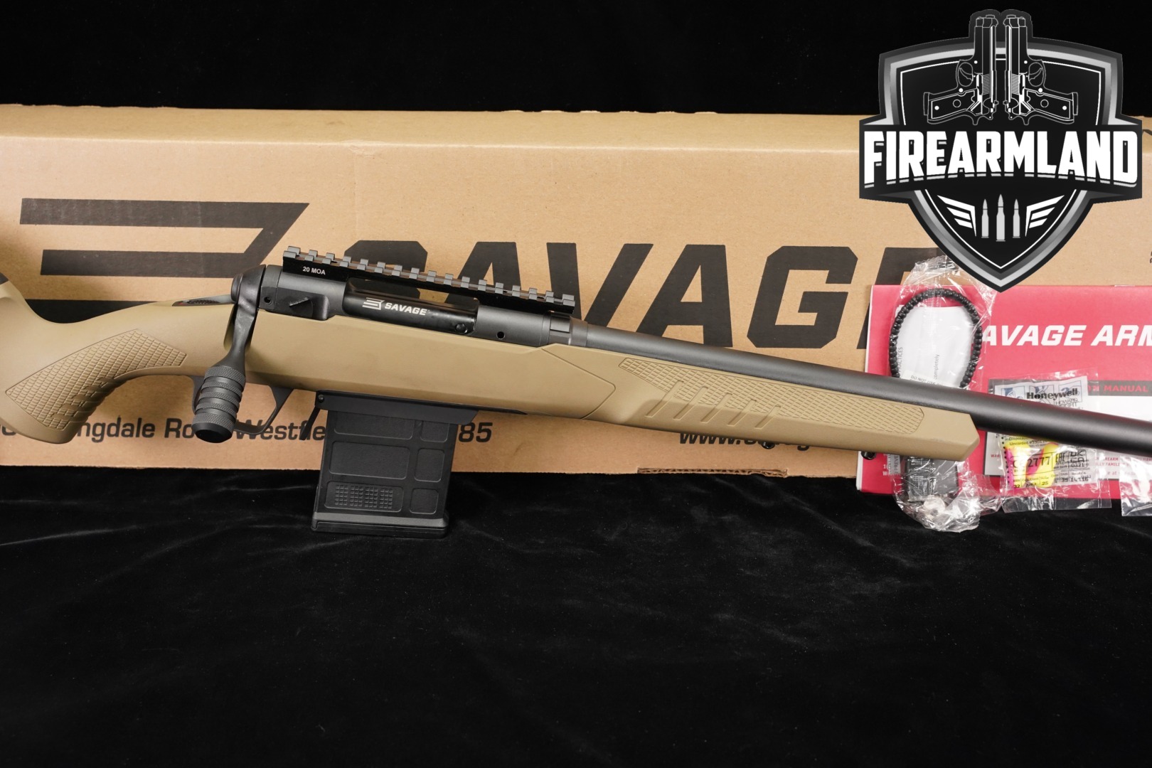 Savage Arms Model 110 Tactical Desert 6mm Creedmoor Desert Tan in Excellent Condition Thumbnail