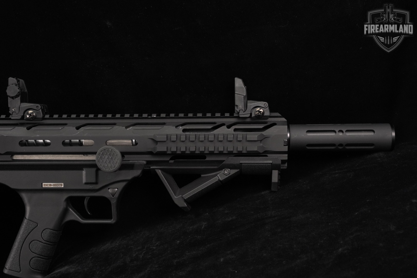 Vezir Arms Carrera B100 12-Gauge 18.5" Black Chrome B-100 AR AR12 +2 MAGS-img-5